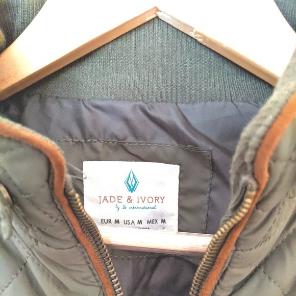 Military green puffer jacket - Picture 2 of 2